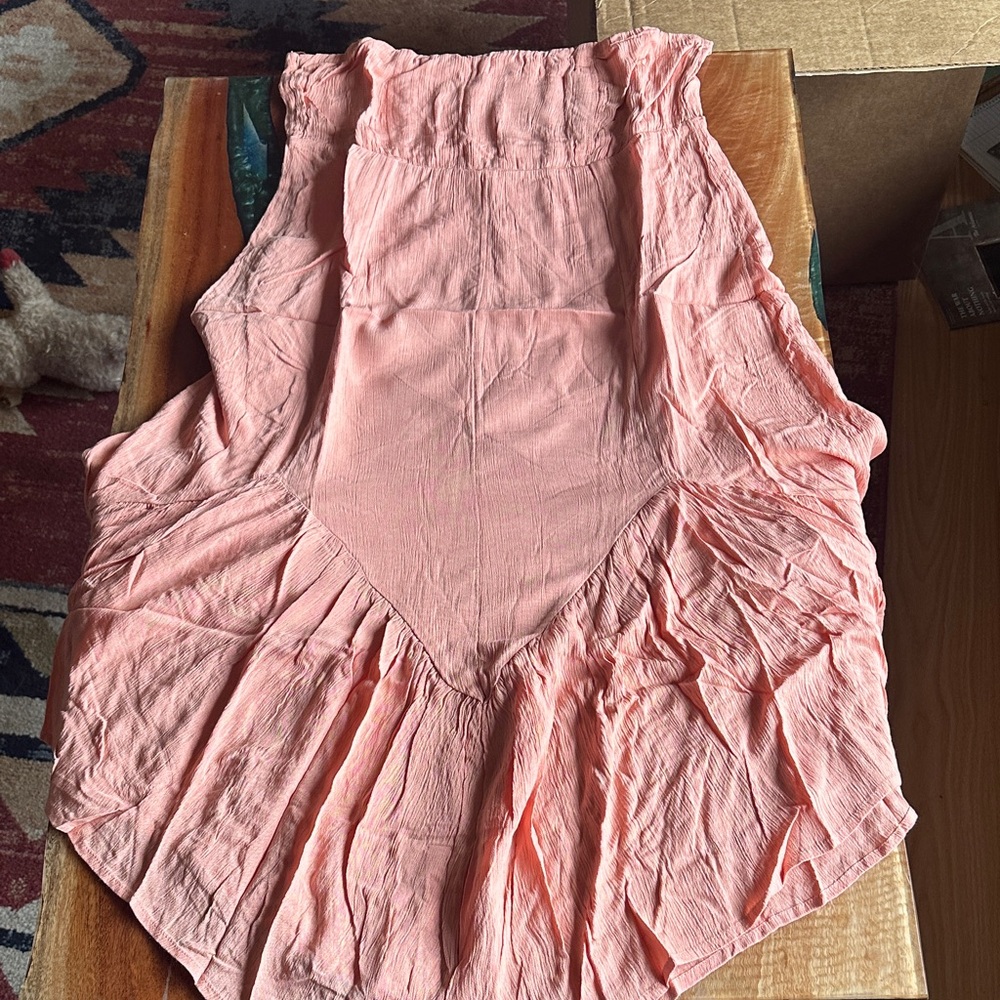 O'Neill Strapless Dress in Soft Coral